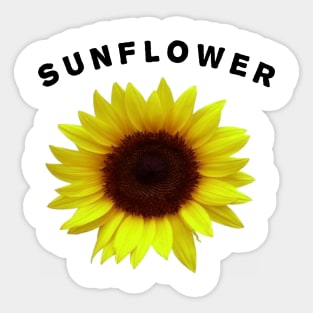 Sunflower lover mask Sticker